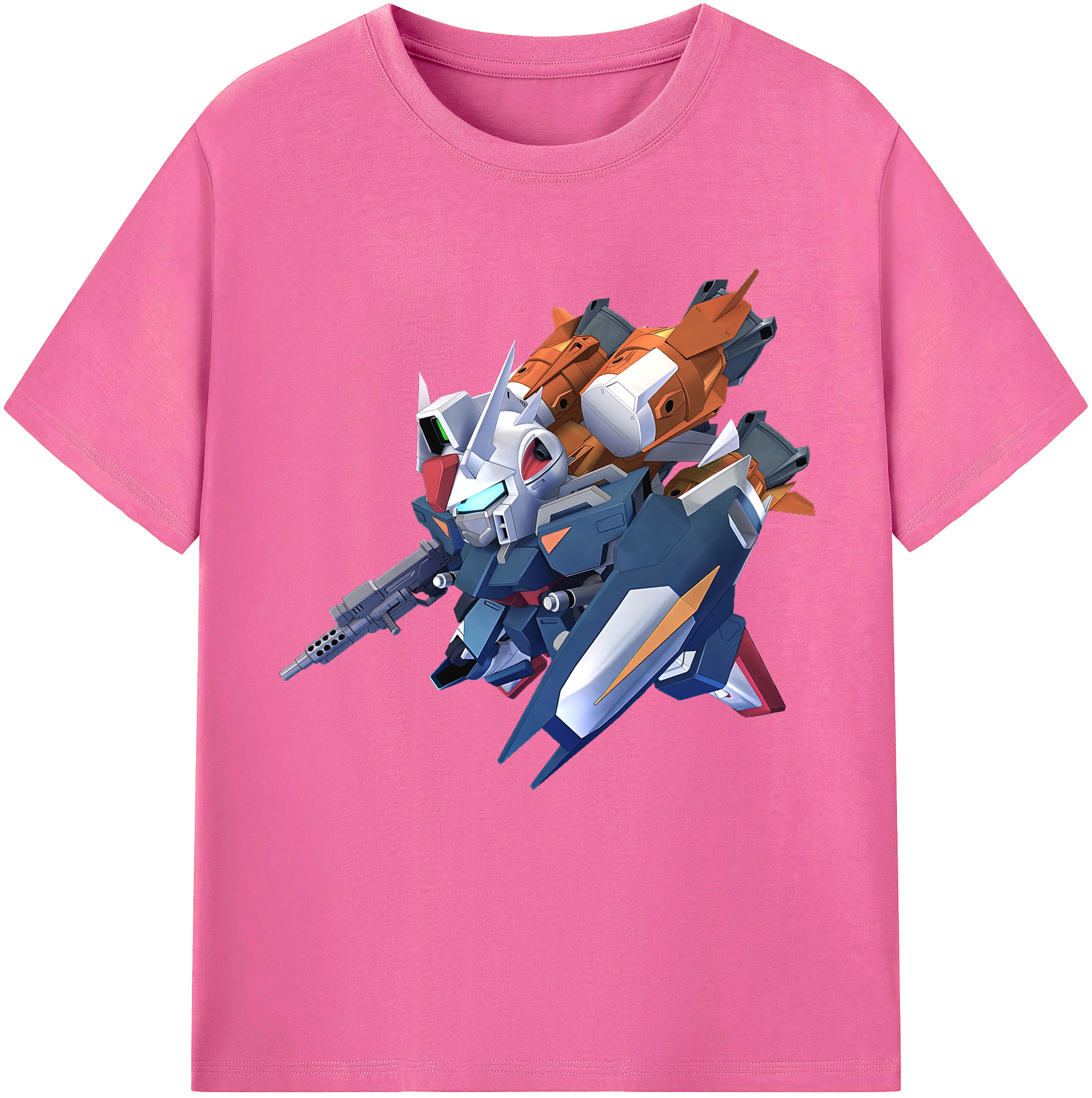 （画像用） 機動戦士ガンダム Mobile Suit Gundam レディースカジュアルプリントTシャツ（綿100％）